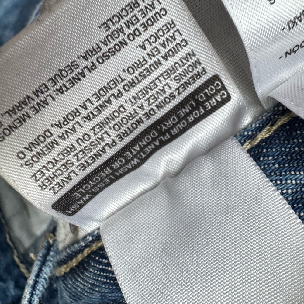 Levi’s Low Pro Straight Size 24 Blue Jeans - Picture 14 of 14